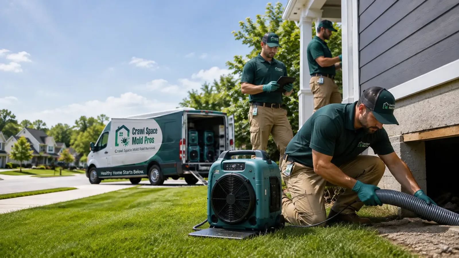 Crawl Space Mold Removal in Bristol, IL